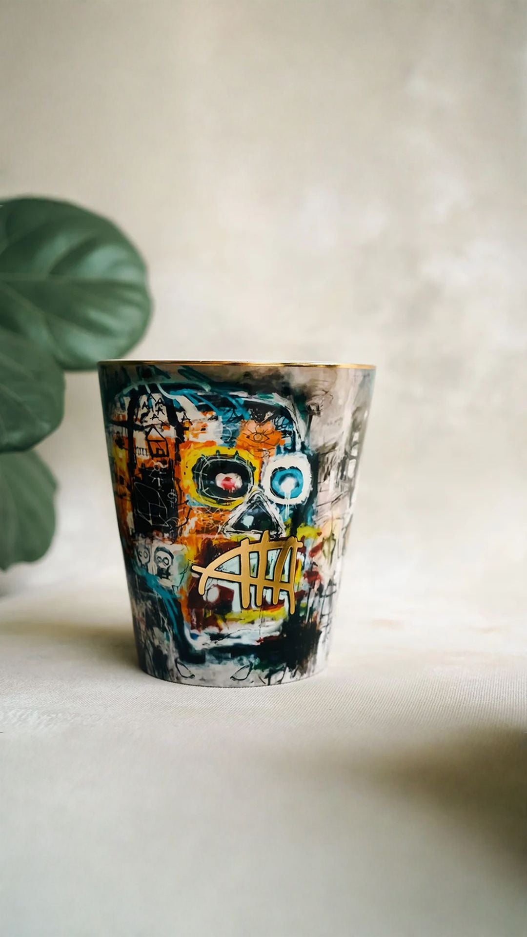 Bougie parfumée Calavera, 16 cm