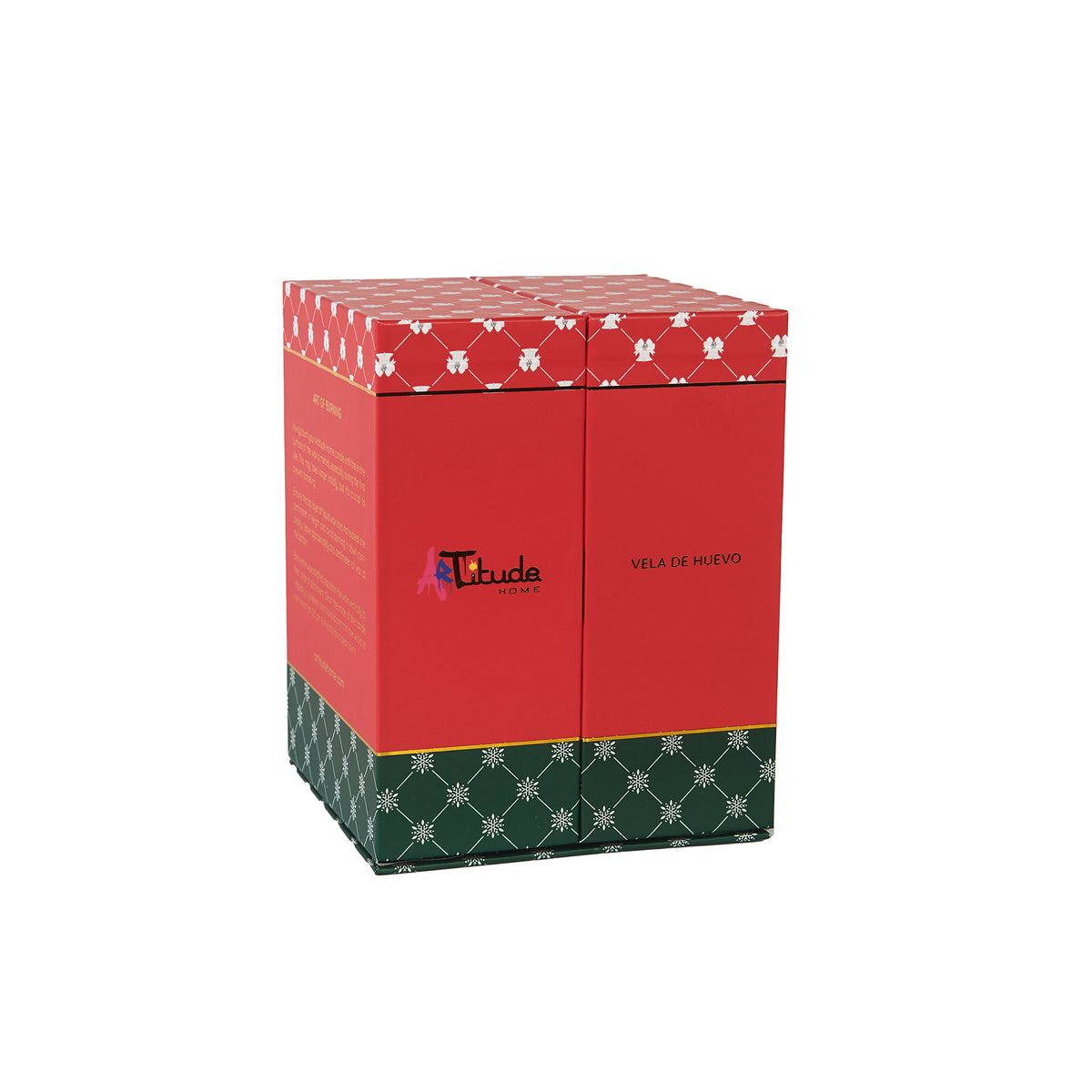 VELA DE HUEVO NAVIDAD VERDE GREEN