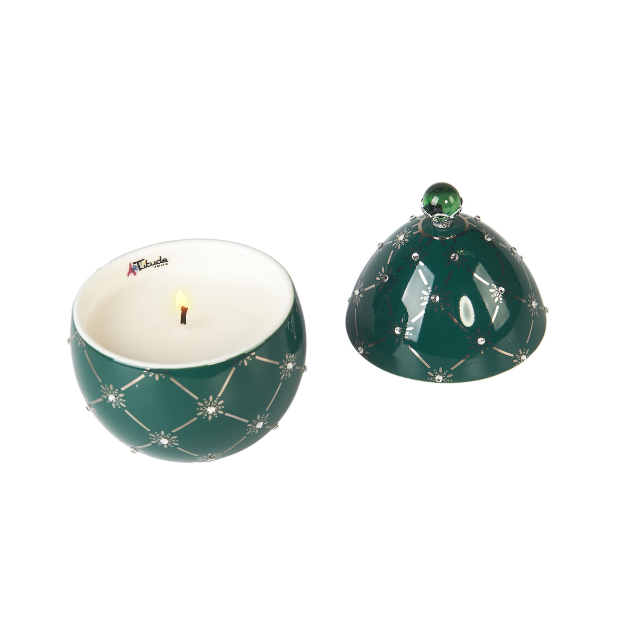 VELA DE HUEVO NAVIDAD VERDE GREEN