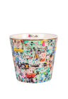 Luxury scented candle inspired by Julio Parra's urban art, blending the rebellious style of urban beauty and decay.