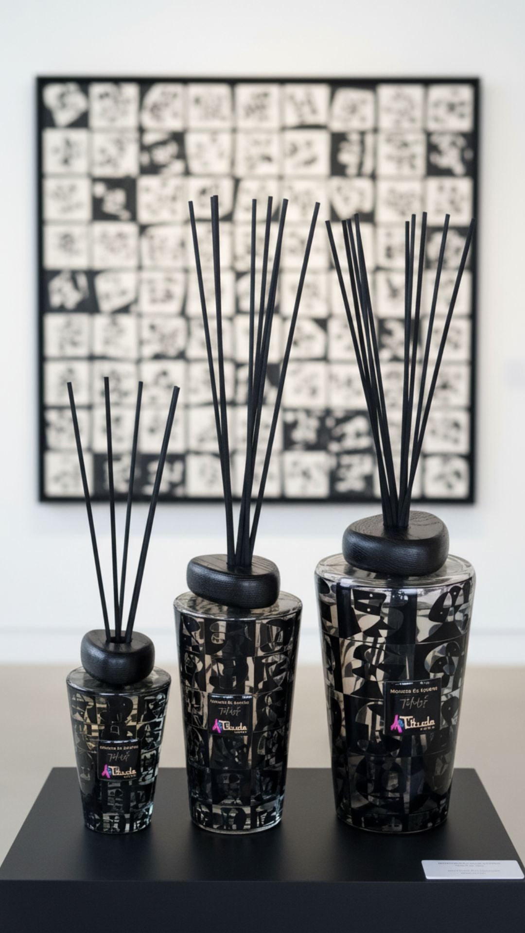 Diffuseur de parfum en verre Mosaico En Ajedrez - 200 ml | 500 ml | 1000 ml