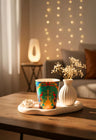 Energia | Sel marin, sauge, bois flotté | Bougie parfumée en céramique - 16 cm