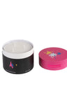 Recharge de cire parfumée en verre de 10 cm (H) : Rose épicée, oud et bois de santal